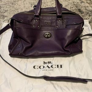 Coach Leather Hobo Shoulder Bag
